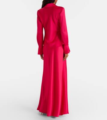 Maxirock Kiri aus Satin | Simkhai