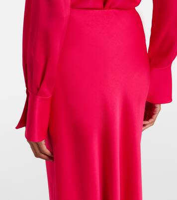 Maxirock Kiri aus Satin | Simkhai