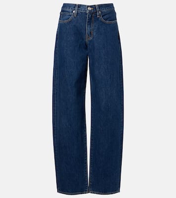 Tess Long low-rise barrel-leg jeans | Slvrlake