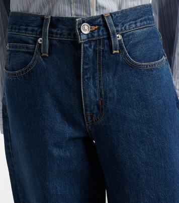 Tess Long low-rise barrel-leg jeans | Slvrlake