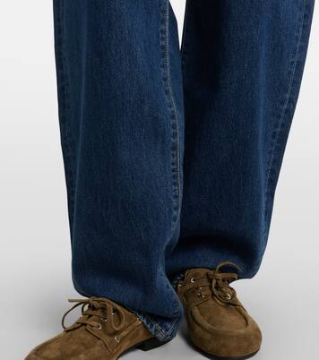 Tess Long low-rise barrel-leg jeans | Slvrlake