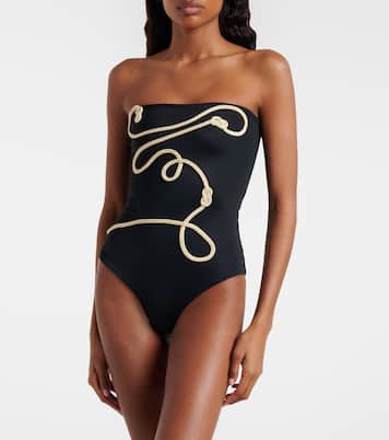 Embroidered swimsuit | Johanna Ortiz