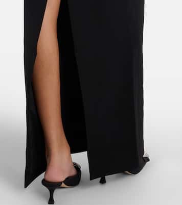 Vestido bustier de fiesta Ederson de crepé adornado | Rebecca Vallance