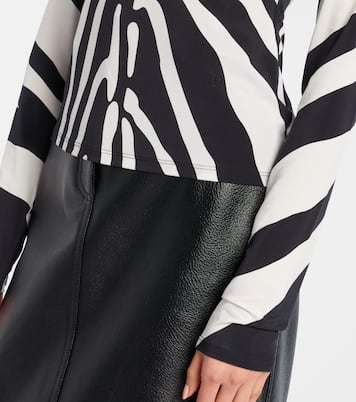 Zebra-print top | Ferragamo