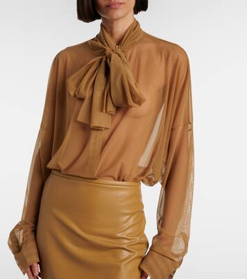 Body aus Mesh | Norma Kamali