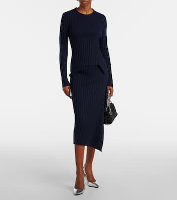 Ribbed-knit cotton sweater | Stella McCartney