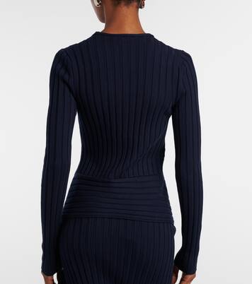 Ribbed-knit cotton sweater | Stella McCartney