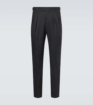 Virgin wool straight pants | Brunello Cucinelli