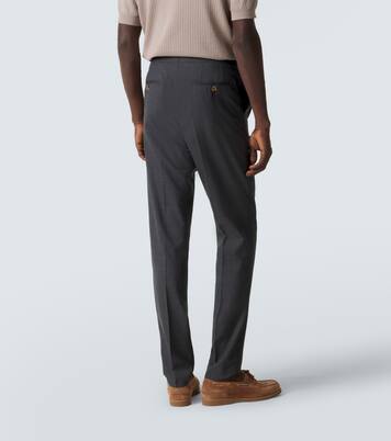 Virgin wool straight pants | Brunello Cucinelli
