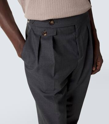 Virgin wool straight pants | Brunello Cucinelli