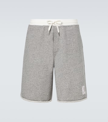Shorts in jersey di cotone e lino | Brunello Cucinelli