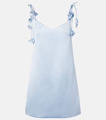 Minikleid aus Satin | Self-Portrait