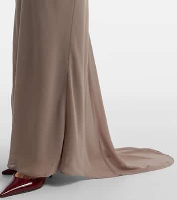 Vestido largo con pañuelo | Rotate