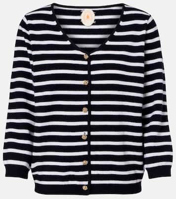 Striped cashmere cardigan | Jardin des Orangers