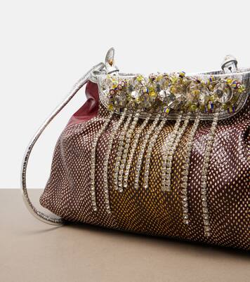 Blossom S号漆皮斜挎包 | Dries Van Noten