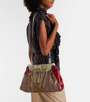 Blossom S号漆皮斜挎包 | Dries Van Noten