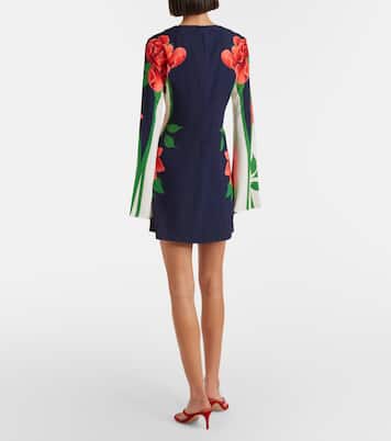 Bedrucktes Minikleid Supremes aus Satin | La DoubleJ