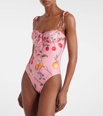 Ébano printed swimsuit | Agua by Agua Bendita