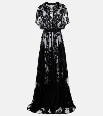 Hemdblusenkleid aus Spitze | Norma Kamali