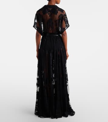 Hemdblusenkleid aus Spitze | Norma Kamali