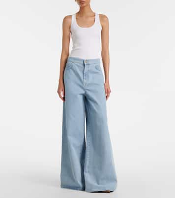 High-rise wide-leg jeans | Max Mara