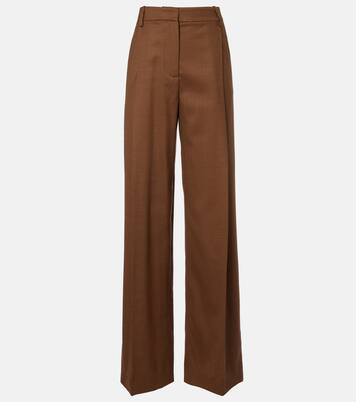 Virgin wool wide-leg pants | Oscar de la Renta