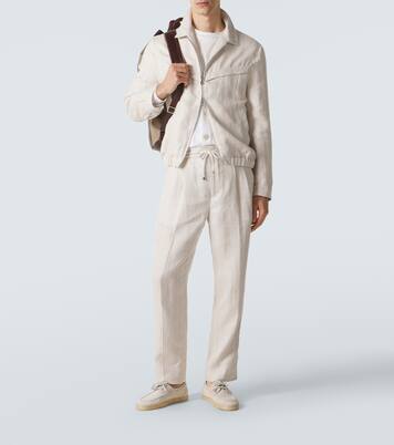 Blouson aus Leinen | Brunello Cucinelli