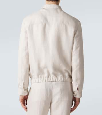 Blouson aus Leinen | Brunello Cucinelli