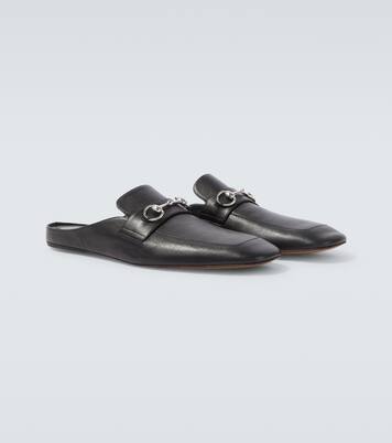 Ragazzo Horsebit leather mules | Gucci