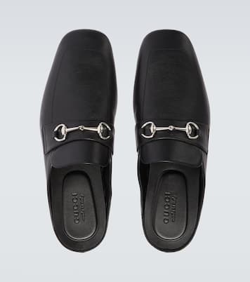 Ragazzo Horsebit leather mules | Gucci