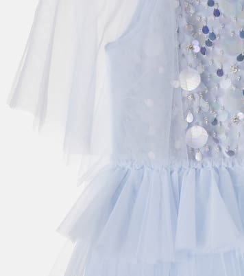Abito Flutter Cape a balze in tulle | Tutu Du Monde