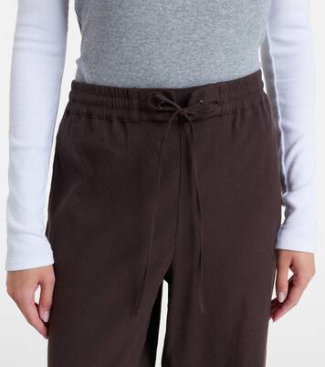 Pantalon ample en lin mélangé | Vince