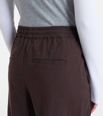 Pantalon ample en lin mélangé | Vince