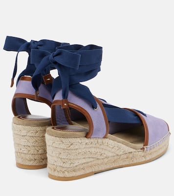 Lola suede espadrille wedges | Versace