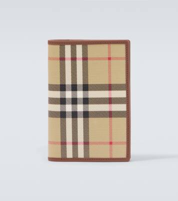 Burberry Check canvas passport holder | Burberry