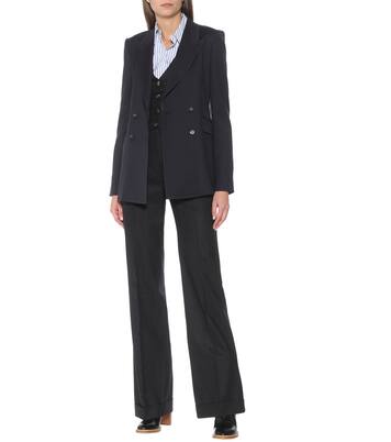 Pantalon Shipton évasé en laine mélangée | Gabriela Hearst