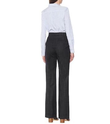 Pantalon Shipton évasé en laine mélangée | Gabriela Hearst