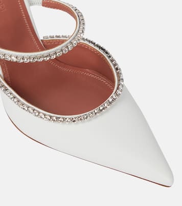 Gilda embellished leather mules | Amina Muaddi