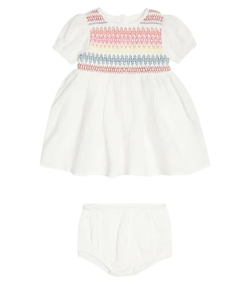 Baby set of cotton dress and bloomers | Stella McCartney Kids