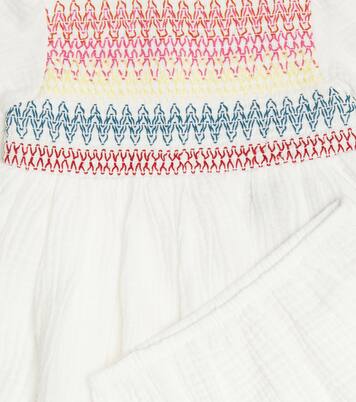 Baby set of cotton dress and bloomers | Stella McCartney Kids