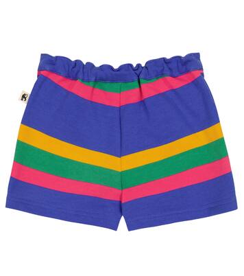 Striped cotton skort | Mini Rodini