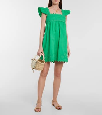 Robe Baby Doll brodée en coton | Juliet Dunn