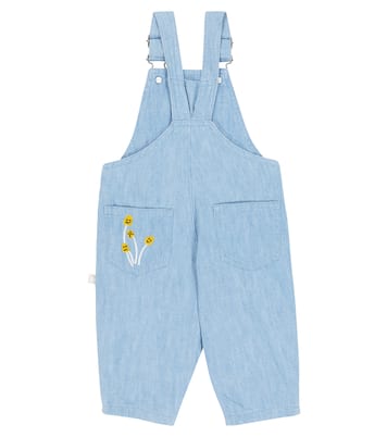 Baby embroidered denim overalls | Stella McCartney Kids