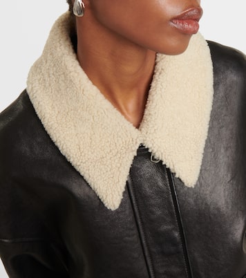 Lederjacke Shellar mit Shearling | Khaite