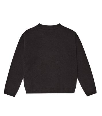 Intarsia virgin wool sweater | Il Gufo
