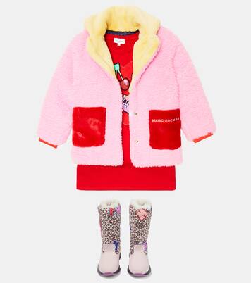 Leopard-printed snow boots | Marc Jacobs Kids