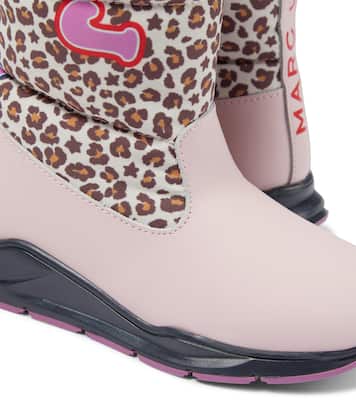 Leopard-printed snow boots | Marc Jacobs Kids