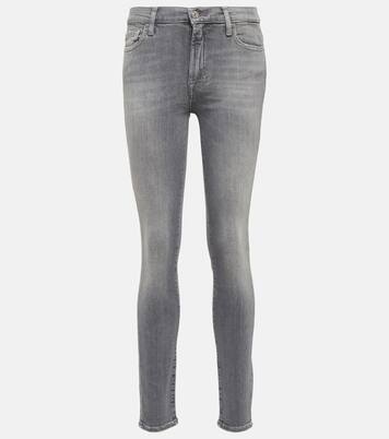Mid-Rise Skinny Jeans Slim Illusion | 7 For All Mankind