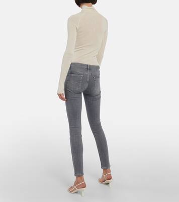 Mid-Rise Skinny Jeans Slim Illusion | 7 For All Mankind