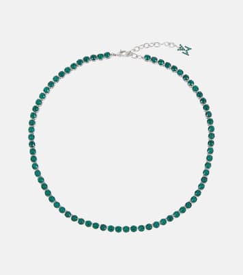 Halskette mit Kristallen | Amina Muaddi